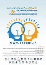 Poster of The 8th International Conference on New Researches in Counseling, Educational Sciences and Psychology of Iran