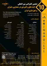 the 10th International Conference on Strategic Ideas in Architecture, Civil Engineering and Urban Planning in Iran