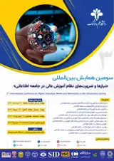 Poster of 3rd International Confrence on Higher Education Needs and Necessities in the Information Society