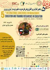 Poster of 5th international conference on management, education and training researches in education and training