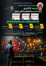 Poster of The Second National Conference on Advanced Research in Entrepreneurship Management and Knowledge-Based Businesses