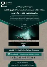 Poster of The 2th international conference on the achievements of management, accounting, banking and economics sciences on the eve of the emergence of new technologies