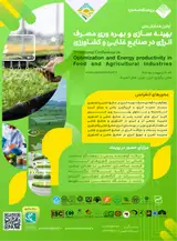 Poster of The First National Conference on Optimization and Energy Efficiency in Food and Agricultural Industries