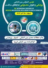 Poster of 2nd International Conference on Medicine and Artificial Intelligence in Health Promotion
