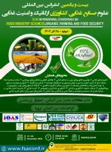 Poster of 21th International Conference on Food Industry Sciences,Organic Farming and Food Security