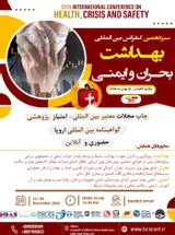 Poster of 13th International Conference on Health, Crisis and Safety