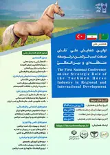 Poster of The First National Conference on the Strategic Role of the Turkmen Horse Industry in Regional and International Development