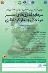 Poster of The first international conference green investments in sustainable tourism transformation