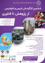 Poster of 6th national Congress of Chemistry and Nanochemistry from Research to Technology