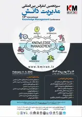 Poster of 13th Iran KM Conference