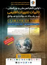 Poster of 1st INTERNATIONAL CONFERENCE ON THE IMPACT OF CLIMATE CHANGE ON THE OCCURRENCE OF ACCIDENT AND DISASTER