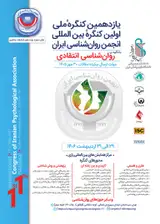 Poster of 11th Annual and 1st International Congress of Iranian Psychological Association Critical Psychology