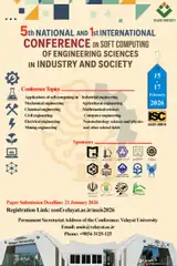Poster of The Fifth National and First International Conference on Soft Computing in Engineering Sciences, Industry, and Society.