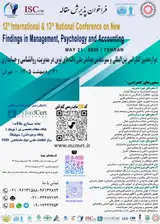 Poster of 12th International & 13th National Conference on New Findings in Management, Psychology and Accounting