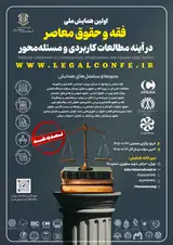 Poster of National Conference on Contemporary Jurisprudence and Law in the Mirror of Applied and Problem-Based Studies