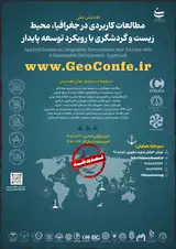 Poster of National Conference on Applied Studies in Geography, Environment and Tourism with a Sustainable Development Approach