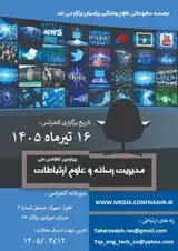 Poster of The Fourth National Conference on Media Management and Communication Sciences