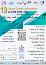 Poster of 13th National Conference on Management, Economics and Islamic Sciences