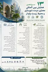 Poster of The Thirteenth International Conference of Architecture, Restoration, Urbanism and Stable Environment