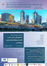 Poster of 8th International Conference Of Sports Science, Physical Education, Nutrition and New Psychology Research