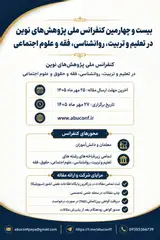 Poster of The 24th National Conference on Modern Research in Education, Psychology, Jurisprudence and Law, and Social Sciences