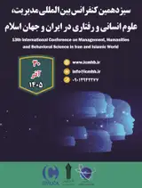 Poster of 13th International Conference on Management, Humanities and Behavioral Science in Iran and Islamic World