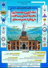 Poster of The 1st National Conference on Resiliency and Sustainability of the Built Management with a Resource Management Appraoch