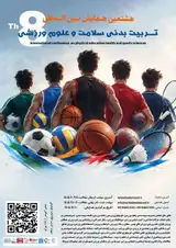Poster of 8th International Conference on Physical Education , Health and Sports Sciences
