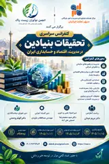 Poster of National Conference on Fundamental Research in Management, Economics, and Accounting in Iran