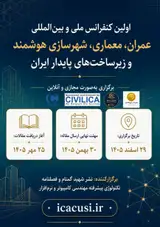 Poster of The First National and International Conference on Civil Engineering, Architecture, Smart Urban Planning and Sustainable Infrastructure of Iran