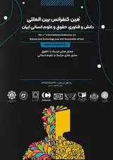 Poster of the 6th International Conference on Science and Technology Law and Humanities of Iran