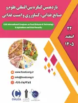 Poster of 11th International Congress on Food Science & Technology & Agriculture and Food Security