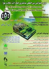 Poster of The First International Conference on Plant, Water, Soil and Weather Modeling