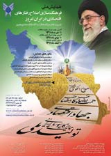Poster of National Conference on Culture of Irans Reform of Economic Behavior
