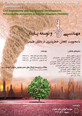 Poster of Conference on Civil Engineering and Sustainable Development with a focus on reducing disasters in natural disasters