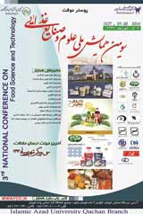 Poster of Third National Conference on Food Science and Industry