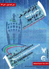 Poster of The first national conference on research and development in the third millennium
