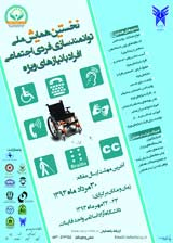 Poster of The first national conference on individual social empowerment of people with special needs