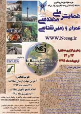 Poster of 1st National Conference on Civil Engineering and Geology