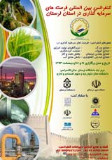Poster of International Conference on Investment Opportunities in Lorestan Province