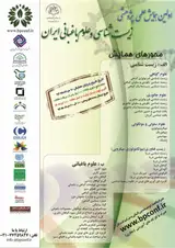 Poster of The first scientific research conference on biology and horticulture in Iran