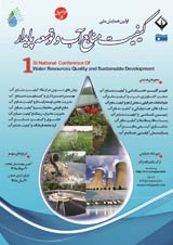 Poster of 1st National Conference of Water Resources Quality and Sustainable Development 