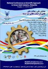 Poster of National Conference on Scientific Approaches in Green Gold, Pistachio Industry