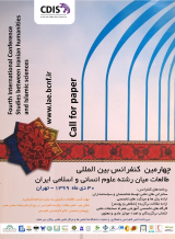 Poster of Fourth International Conference on Interdisciplinary Studies in Iran