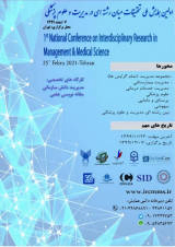 Poster of The first national conference on interdisciplinary research in management and medical sciences