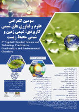 Poster of 3rd Applied Chemical Science and Technology Conferences Geochemistry and Environmental Chemistry