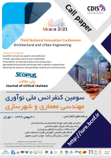 Poster of Third National Conference on Innovation in Architectural and Urban Engineering