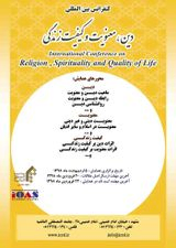 Poster of First International Conference on Religion, Spirituality and Quality of Life