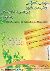 Poster of The third national conference on Humanities and Management