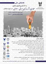 Poster of National Conference on Applying the Principles and Techniques of Iranian-Islamic Architecture and Urban Planning in the Contemporary Period